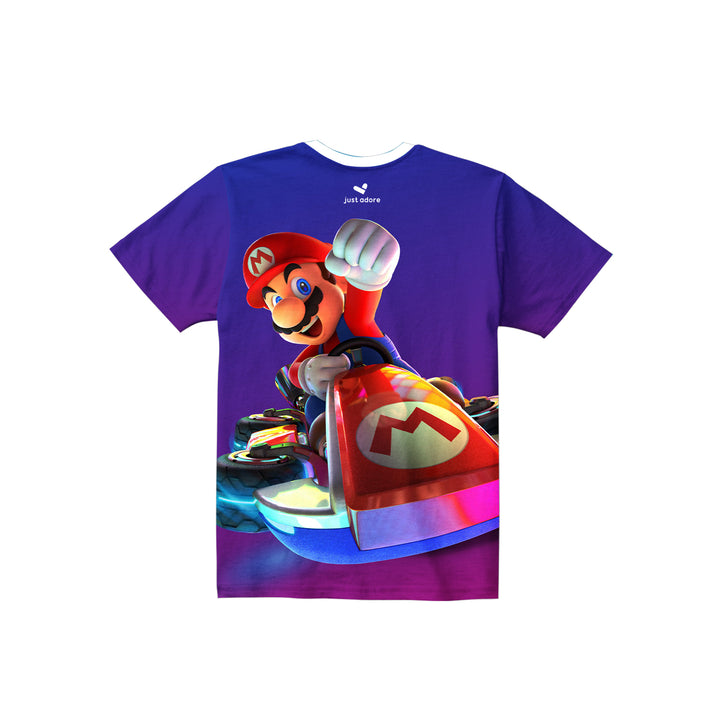 Mario Kart 8 Deluxe Sublimation Printed Kids Tshirt - Just Adore