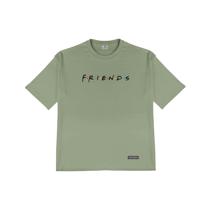 Oversized Men Friends Tshirt - Just Adore