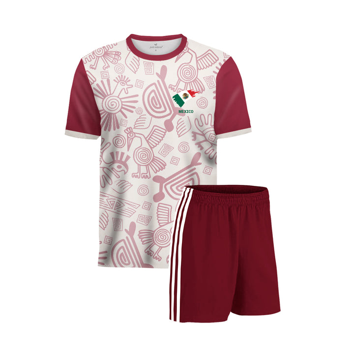 Mexico Football Team Away Fans Jersey Set - Just Adore