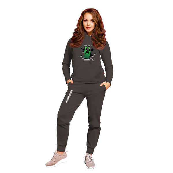 Minecraft Creeper Hoodie and Jogger Set - Adult - Just Adore