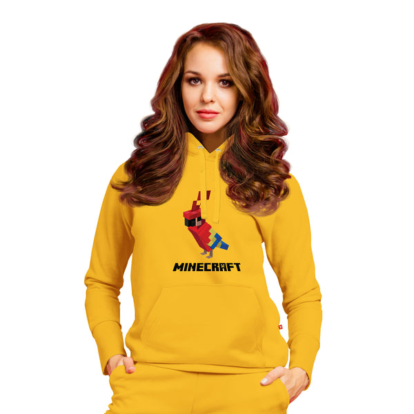 Scarlet Macaw Parrot Minecraft Hoodies - Adult - Just Adore