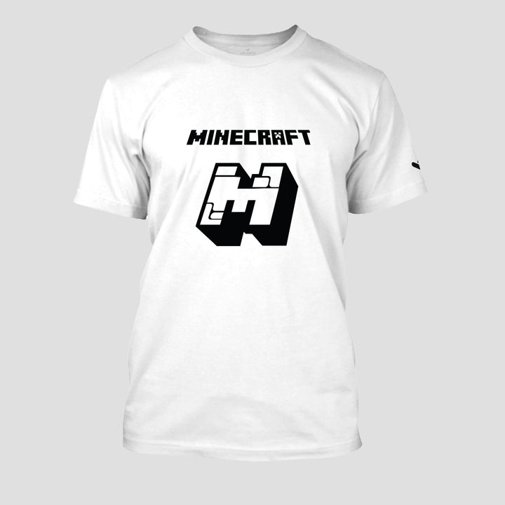 Minecraft Letter 'M' T-shirt - Unisex - Just Adore