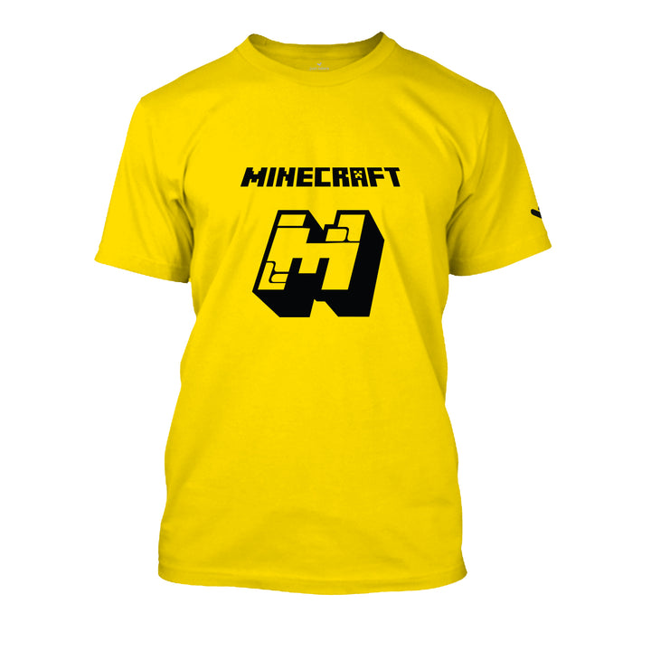 Minecraft Letter 'M' T-shirt - Unisex - Just Adore