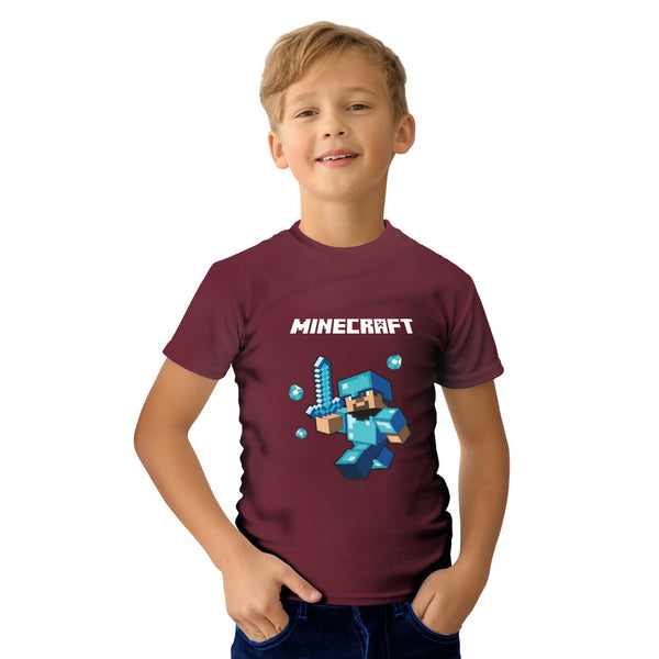 Minecraft Character Png Kids T-shirt - Just Adore