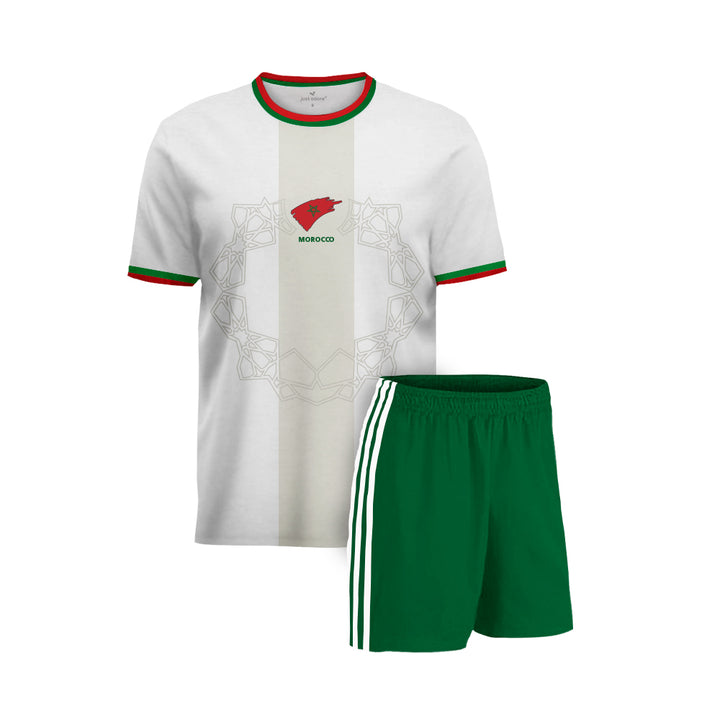 Morocco Football Team Away Fans Jersey Set - Just Adore