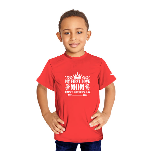 My First Love Mom Kids Tshirt - Just Adore