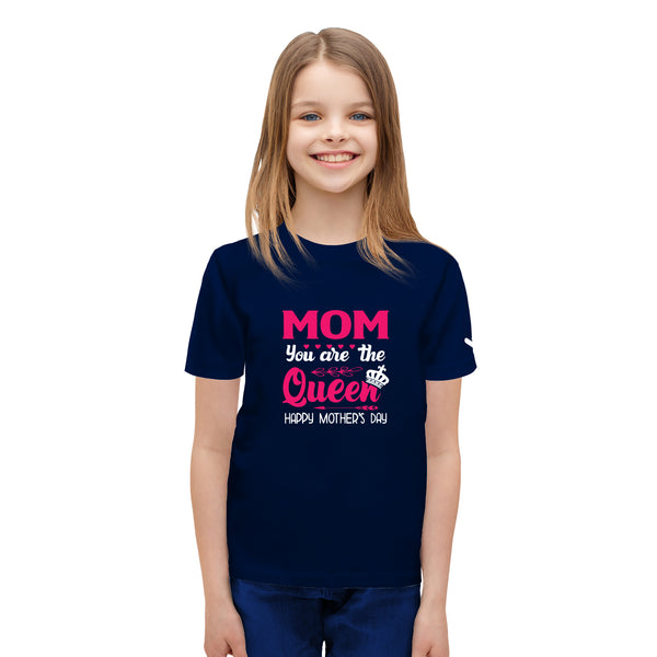 Mom you are the Queen Kids Tshirt - Just Adore