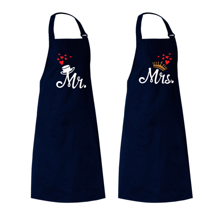 Mr and Mrs Couple's Apron - Just Adore