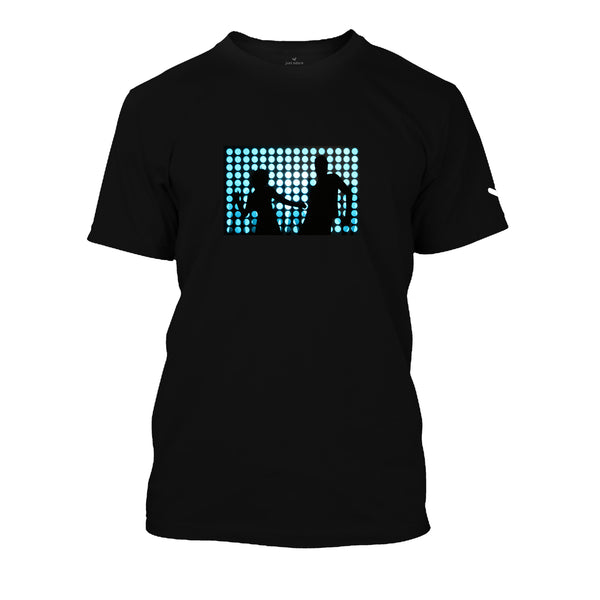 Night Party LED T-shirt Black - Unisex - Just Adore