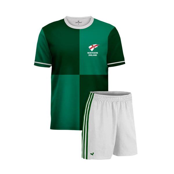 Northern Ireland Football Team Fans Home Jersey Set - Just Adore