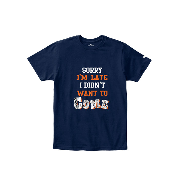 Sorry I'm Late Kids Tshirt - Just Adore