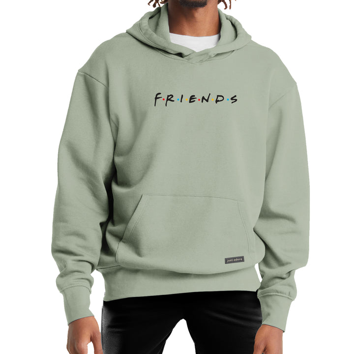 Oversize Men Friends Hoodie - Just Adore