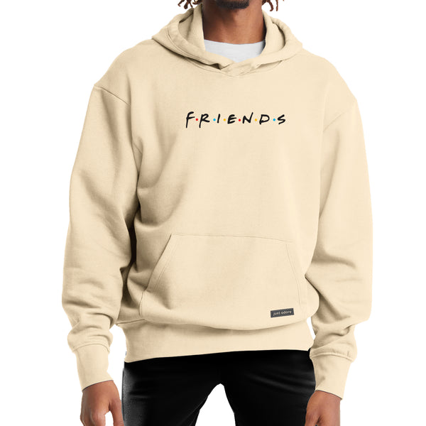 Oversize Men Friends Hoodie - Just Adore