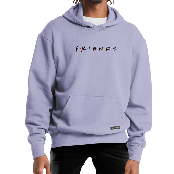 Oversize Men Friends Hoodie - Just Adore