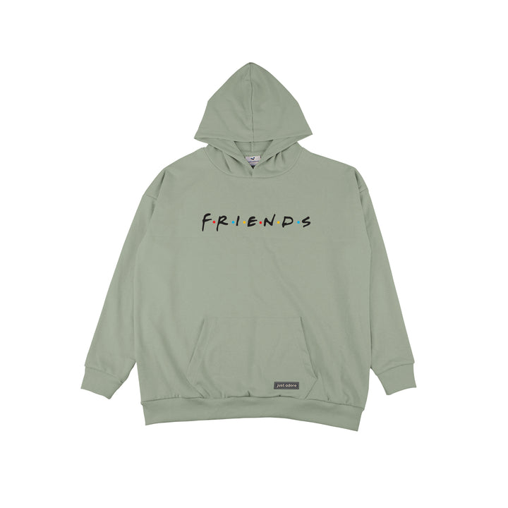 Oversize Women Friends Hoodie - Just Adore