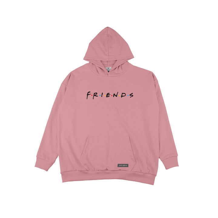 Oversize Women Friends Hoodie - Just Adore
