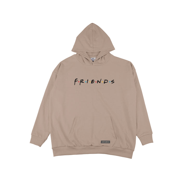 Oversize Women Friends Hoodie - Just Adore