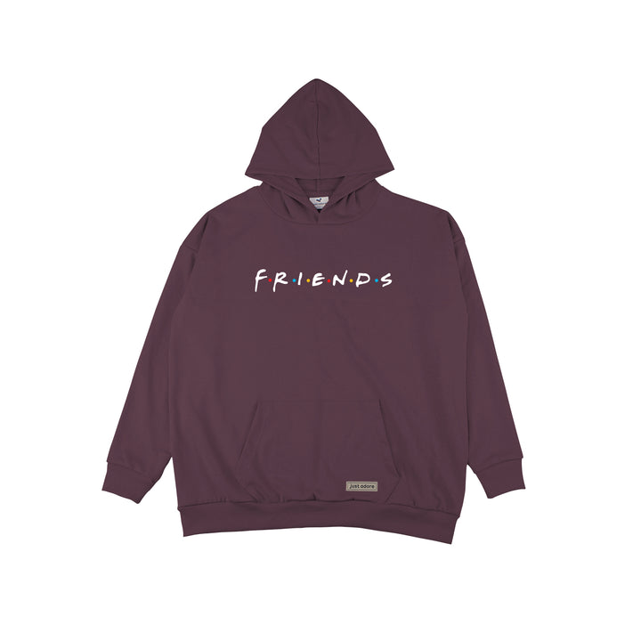 Oversize Women Friends Hoodie - Just Adore