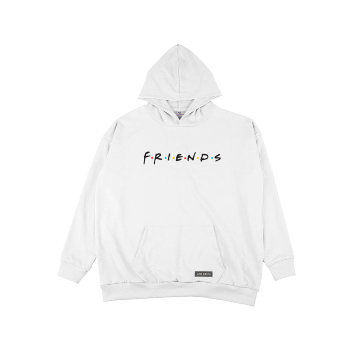 Oversize Women Friends Hoodie - Just Adore