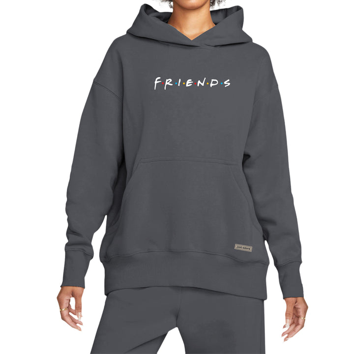 Oversize Women Friends Hoodie - Just Adore