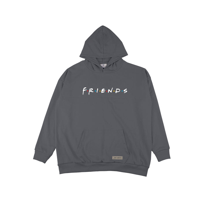 Oversize Women Friends Hoodie - Just Adore