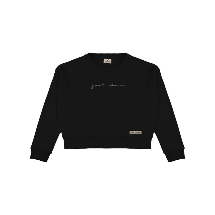 Just Adore Oversized Women Crop Sweatshirt - Just Adore