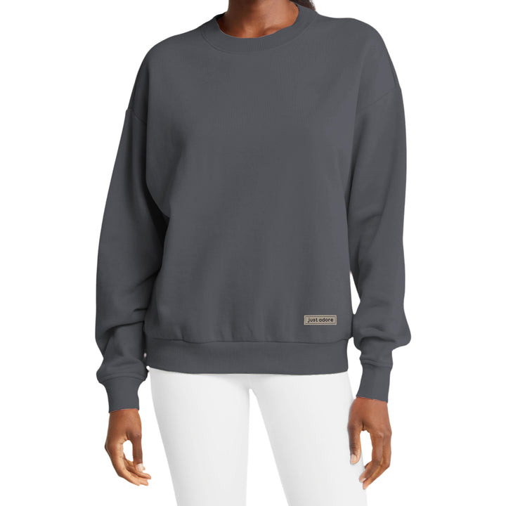 Oversized Women Sweatshirt - Blank - Just Adore