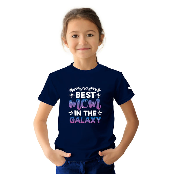 Best Mom In The Galaxy Kids Tshirt - Just Adore