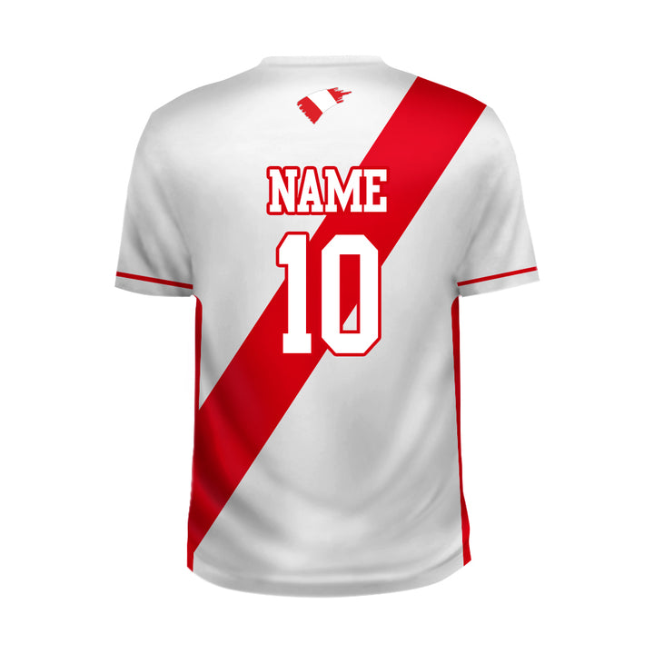 Peru Football Team Fans Home Jersey - Just Adore