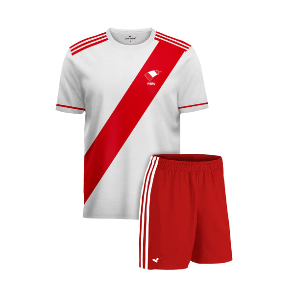 Peru Football Team Fans Home Jersey Set - Just Adore