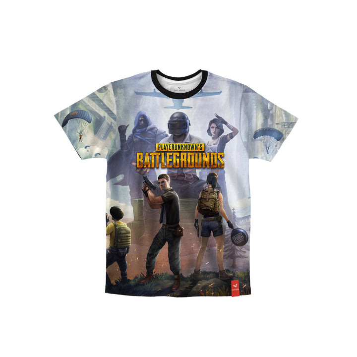 PUBG Sublimation Printed Kids Tshirt - Just Adore