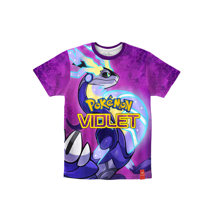 Pokemon Violet Sublimation Printed Kids Tshirt - Just Adore