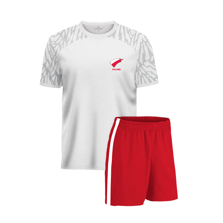 Poland Football Team Fans Home Jersey Set - Just Adore