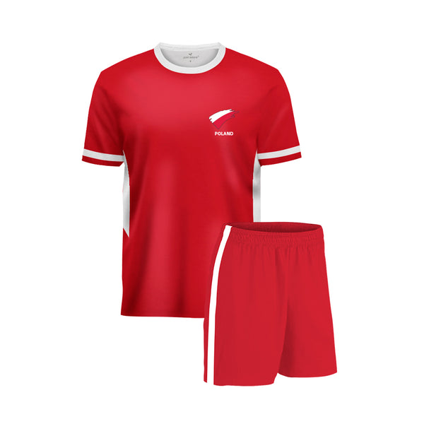 Poland Football Team Fans 2021 Jersey Set - Just Adore