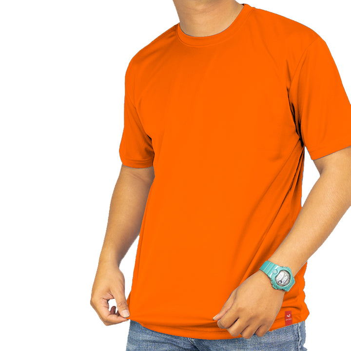 Round Neck Mesh T-shirt, Short Sleeve, Unisex- Light Colors, MOQ - 12 pcs (Mixed Sizes) - Just Adore