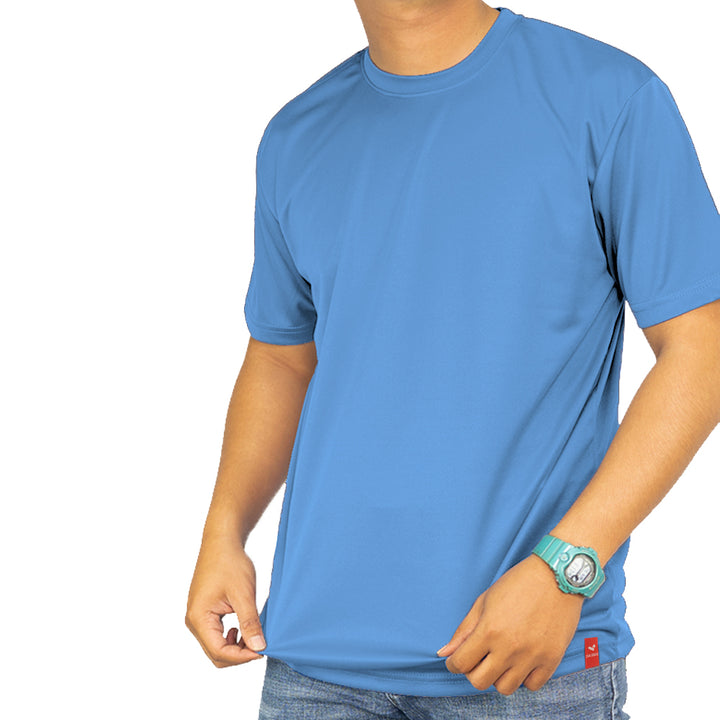 Round Neck Mesh T-shirt, Short Sleeve, Unisex- Light Colors, MOQ - 12 pcs (Mixed Sizes) - Just Adore