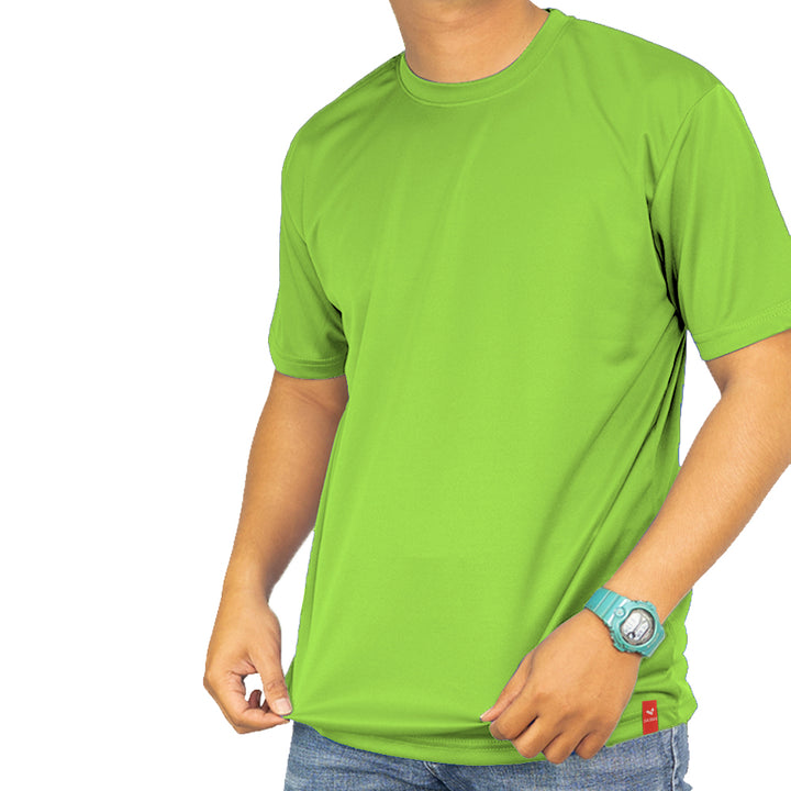 Round Neck Mesh T-shirt, Short Sleeve, Unisex- Light Colors, MOQ - 12 pcs (Mixed Sizes) - Just Adore