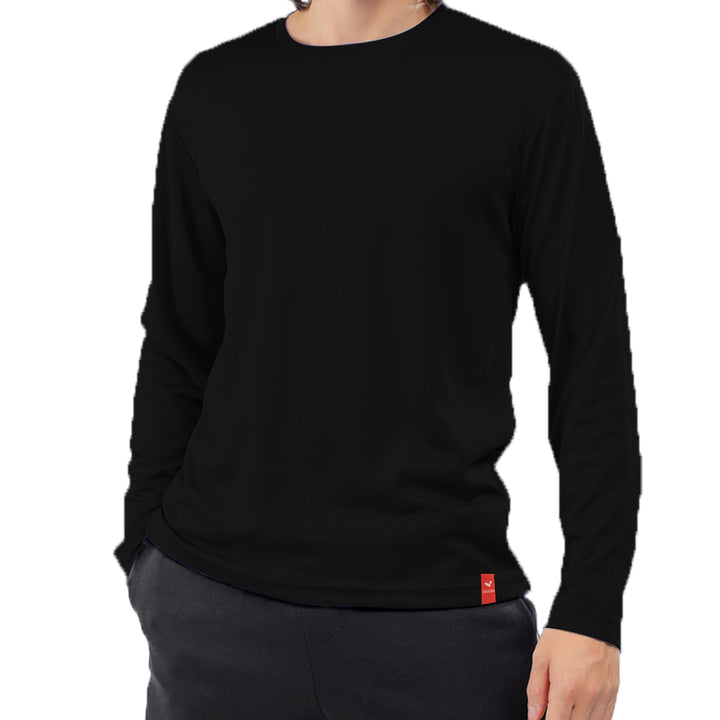 Round Neck Mesh T-shirt, Long Sleeve, Unisex - Dark Colors, MOQ - 12 pcs (Mixed Sizes) - Just Adore