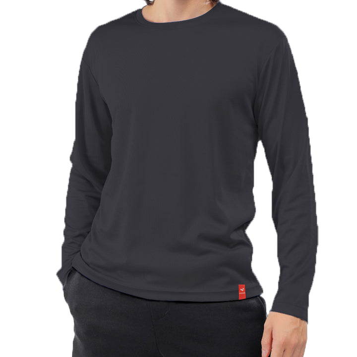 Round Neck Mesh T-shirt, Long Sleeve, Kids - Dark Colors, MOQ - 12 pcs (Mixed Sizes) - Just Adore