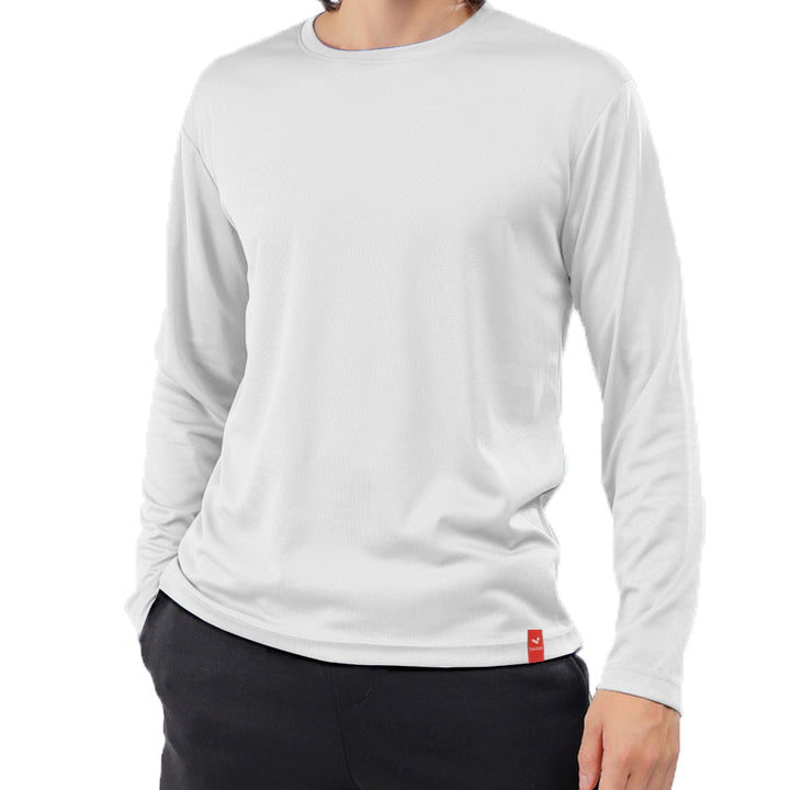 Round Neck Mesh T-shirt, Long Sleeve, Unisex - Light Colors, MOQ - 12 pcs (Mixed Sizes) - Just Adore