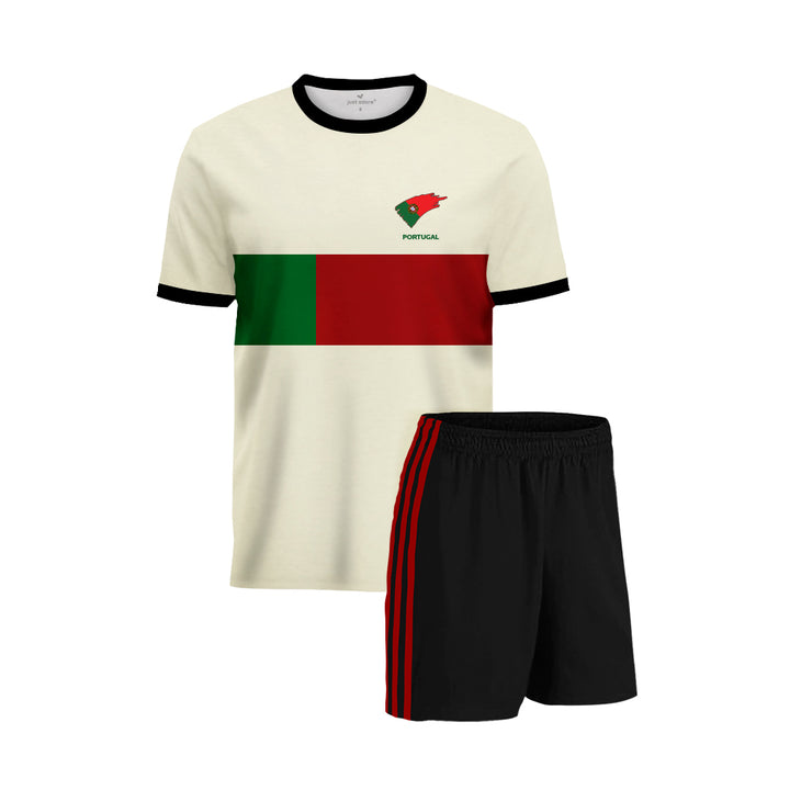 Portugal Football Team Fans Away Jersey Set - Just Adore
