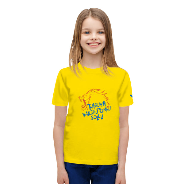 Rajini - CSK Fan Tshirt - Kids - Just Adore