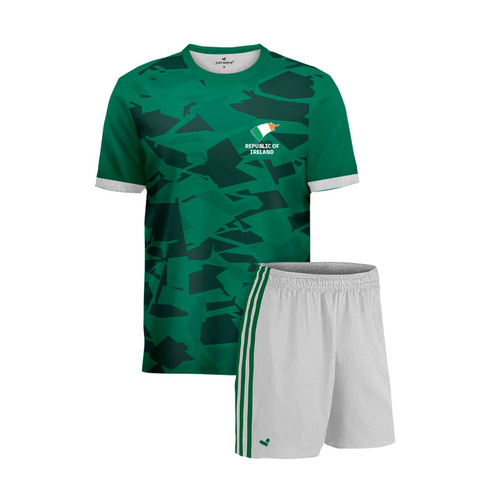 Republic of Ireland Football Team Fans Home Jersey Set - Just Adore