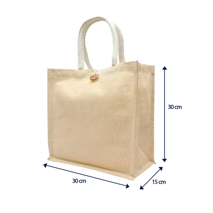 Juco Bag - Natural Small (JAJC01), Blank - Just Adore