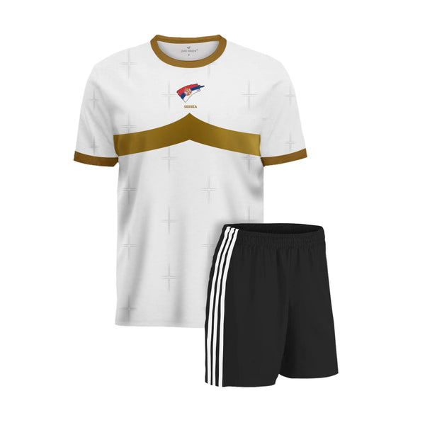 Serbia Football Team Away Fans Jersey Set - Just Adore