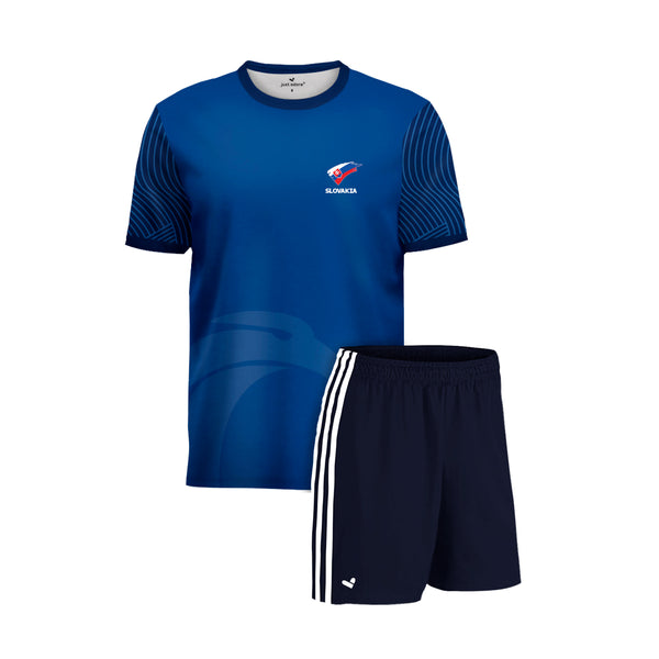 Slovakia Football Team Fans Away Jersey Set - Just Adore