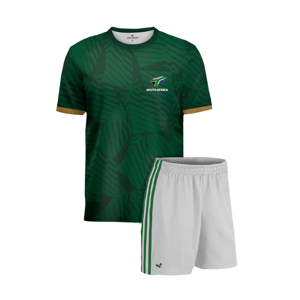 South Africa Football Team Fans Away Jersey Set - Just Adore