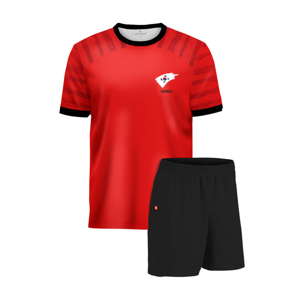 South Korea Football Team Fans Home Jersey Set - Just Adore