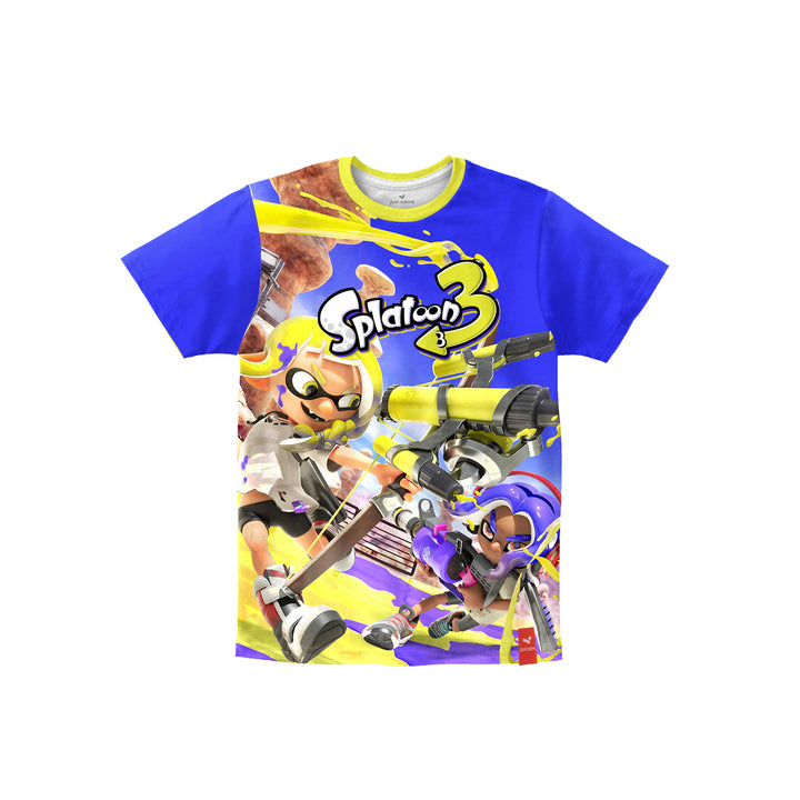 Splatoon 3 Characters Sublimation Printed Kids Tshirt - Just Adore