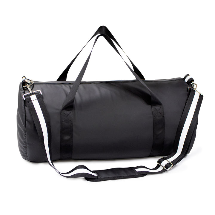 Premium Sports Bags, Matte Black - Water Resistant Duffle Bag for Gym, Training, Team Bag - Just Adore